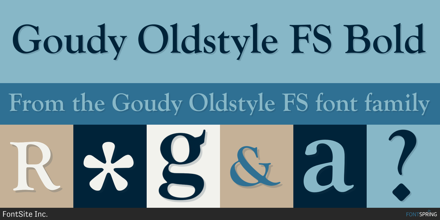 goudy bold font